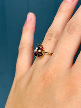 Load image into Gallery viewer, 14K Sapphire & Diamond Ring