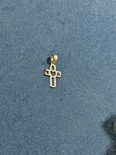 Load image into Gallery viewer, 10K Mini Cross Pendant