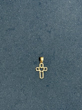 Load image into Gallery viewer, 10K Mini Cross Pendant