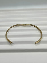 Load image into Gallery viewer, 10K Diamond And Sapphire Bangle