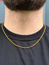Load image into Gallery viewer, 18K Rope Chain