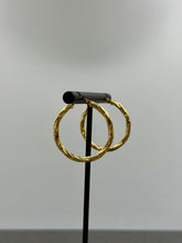 Load image into Gallery viewer, 10K Twisted Hoop Earrings