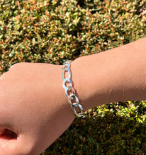 Load image into Gallery viewer, 925 Figaro Bracelet 9.8MM