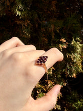 Load image into Gallery viewer, 10K Garnet Ring
