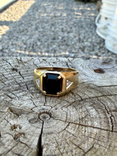 Load image into Gallery viewer, 10K Onyx Ring