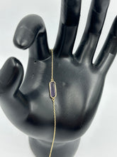 Load image into Gallery viewer, 10K Amethyst Bracelet