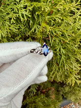 Load image into Gallery viewer, 10K WG Sapphire & Diamond Ring