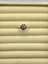 Load image into Gallery viewer, 10K Sapphire & Diamond Ring