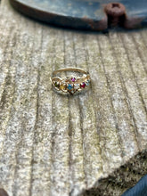Load image into Gallery viewer, 10K Multi-Gemstone Ring