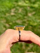 Load image into Gallery viewer, 14K Uranium Glass Ring