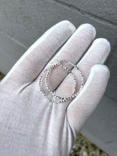 Load image into Gallery viewer, Sterling Silver Hoop Earrings