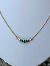 Load image into Gallery viewer, 10K Emerald Necklace
