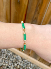 Load image into Gallery viewer, 14K Jade Bracelet
