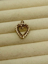 Load image into Gallery viewer, 10K Diamond Heart Charm