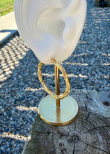 Load image into Gallery viewer, 10K Twisted Hoop Earrings