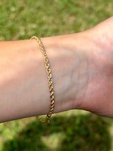 Load image into Gallery viewer, 14K Rope Bracelet