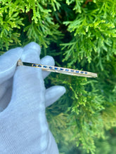 Load image into Gallery viewer, 10K Diamond And Sapphire Bangle