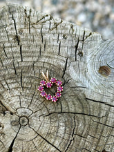 Load image into Gallery viewer, 10K Ruby Heart Pendant