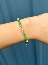 Load image into Gallery viewer, 14K Jade Bracelet