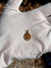 Load image into Gallery viewer, 10K Orange Topaz Pendant