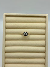 Load image into Gallery viewer, 10K Sapphire & Diamond Ring