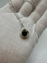 Load image into Gallery viewer, 14K Black Onyx Diamond Necklace