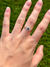Load image into Gallery viewer, 10K Sapphire & Diamond Ring