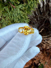 Load image into Gallery viewer, 10K Topaz & Diamond Ring