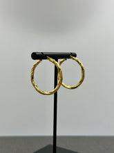 Load image into Gallery viewer, 10K Twisted Hoop Earrings