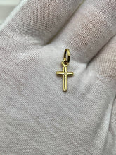 Load image into Gallery viewer, 18K Mini Cross
