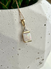 Load image into Gallery viewer, 10K Opal Diamond Necklace