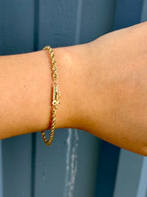 Load image into Gallery viewer, 14K Rope Bracelet