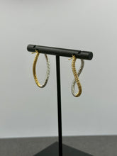 Load image into Gallery viewer, 10K Twisted Hoop Earrings