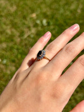 Load image into Gallery viewer, 14K Sapphire & Diamond Ring