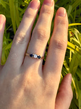 Load image into Gallery viewer, 14K Diamond & Sapphire Ring