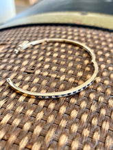 Load image into Gallery viewer, 10K Diamond And Sapphire Bangle