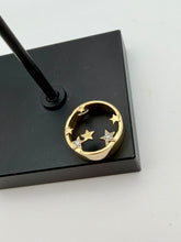 Load image into Gallery viewer, 10K Circle Star Pendant