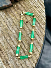 Load image into Gallery viewer, 14K Jade Bracelet