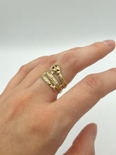 Load image into Gallery viewer, 10K Ruby Snake Ring