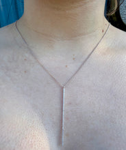 Load image into Gallery viewer, 14K WG Diamond Necklace