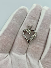 Load image into Gallery viewer, 10K Diamond Heart Pendant