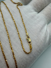 Load image into Gallery viewer, 14K Sparkle Rope Chain