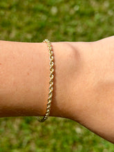 Load image into Gallery viewer, 14K Rope Bracelet
