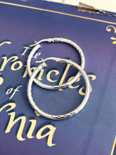 Load image into Gallery viewer, Sterling Silver Hoop Earrings