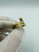 Load image into Gallery viewer, 10K Ruby Snake Ring