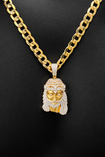 Load image into Gallery viewer, 10K Diamond Jesus Pendant