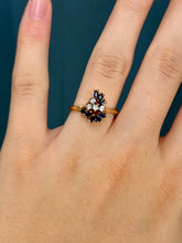 Load image into Gallery viewer, 14K Sapphire & Diamond Ring