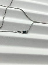 Load image into Gallery viewer, 18K Diamond Sapphire Necklace