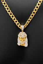 Load image into Gallery viewer, 10K Diamond Jesus Pendant