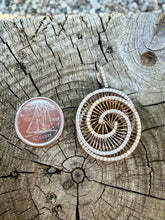 Load image into Gallery viewer, 14K Two tone Spiral Pendant